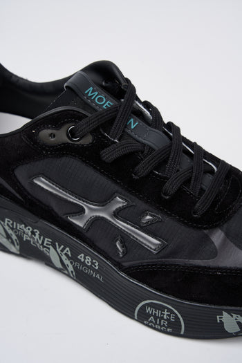 Premiata Sneaker Nero Uomo - 4