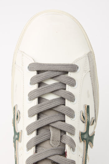 Premiata Sneaker Bianco/bordeaux Uomo - 6
