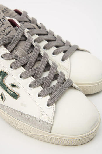 Premiata Sneaker Bianco/bordeaux Uomo - 7