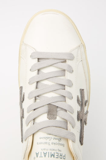 Premiata Sneaker Bianco/blu Uomo - 5