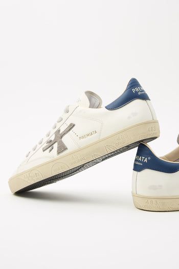 Premiata Sneaker Bianco/blu Uomo - 6
