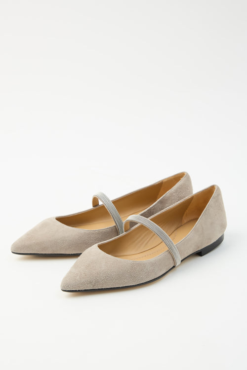 Prosperine X Tre Emme Ballerina Taupe Donna - 2