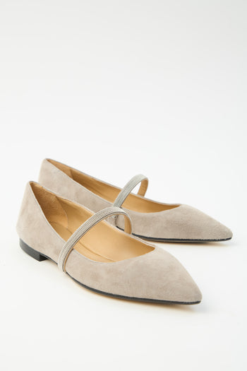 Prosperine X Tre Emme Ballerina Taupe Donna - 4