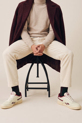 Reebok Sneaker Vintage Chalk/classic Burgundy Uomo - 11