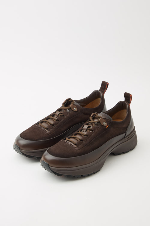 Santoni Polacchino Dark Brown Uomo - 2