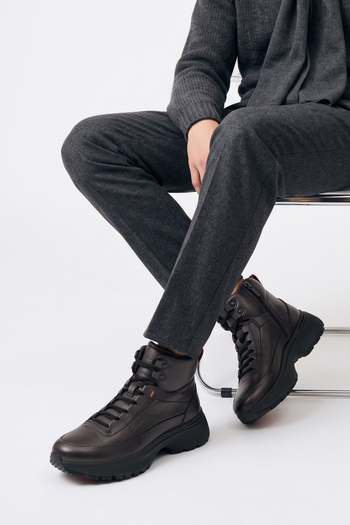Santoni Sneaker Grey Uomo - 8