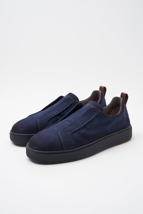 Santoni Sneaker Blue Uomo - 2