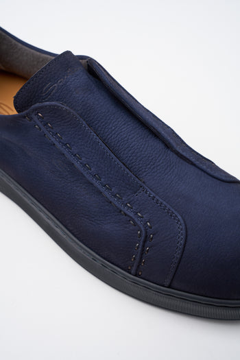 Santoni Sneaker Blue Uomo - 4