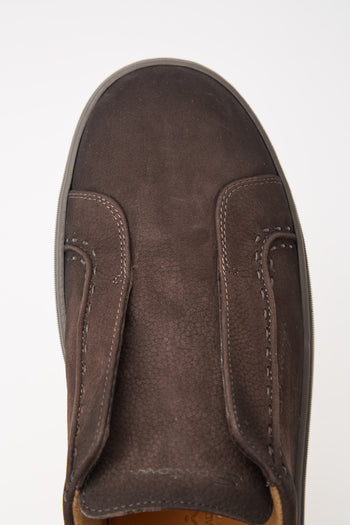 Santoni Sneaker Dark Brown Uomo - 5