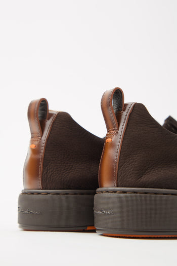 Santoni Sneaker Dark Brown Uomo - 6