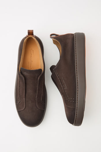 Santoni Sneaker Dark Brown Uomo - 7