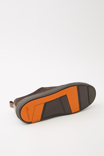 Santoni Sneaker Dark Brown Uomo - 8