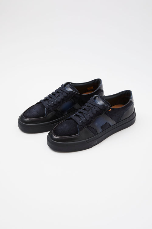 Santoni Sneaker Blue Uomo - 2