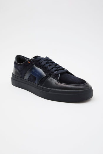 Santoni Sneaker Blue Uomo - 4
