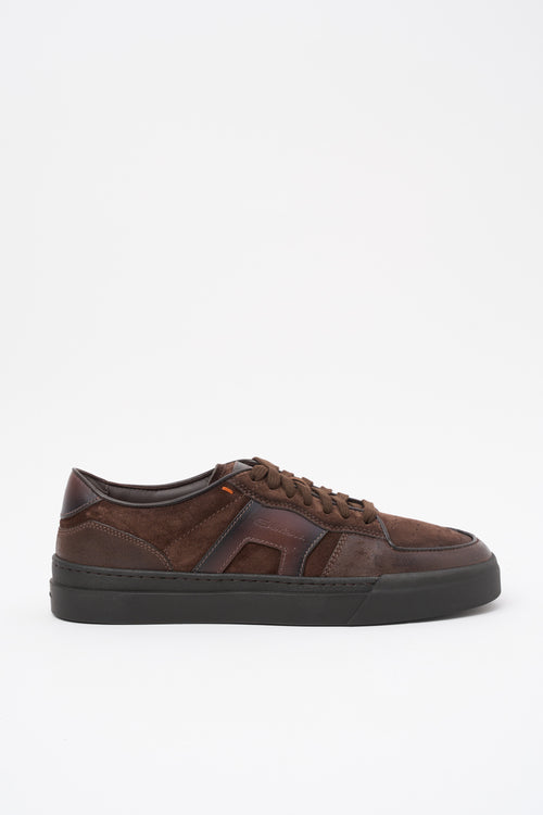 Santoni Sneaker Dark Brown Uomo - 1