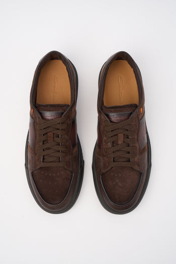 Santoni Sneaker Dark Brown Uomo - 7
