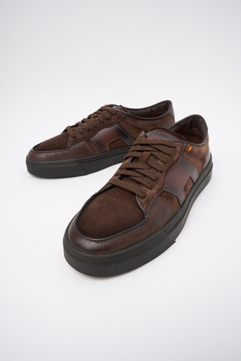 Santoni Sneaker Dark Brown Uomo - 8