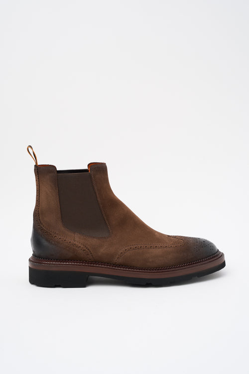 Santoni Stivaletto Brown Uomo - 1