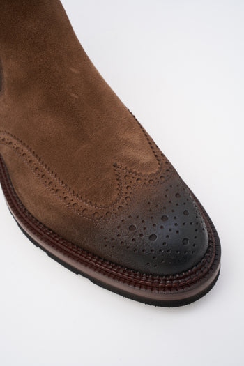 Santoni Stivaletto Brown Uomo - 4