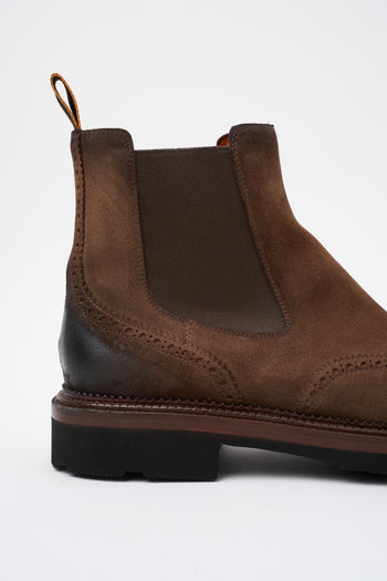 Santoni Stivaletto Brown Uomo - 5
