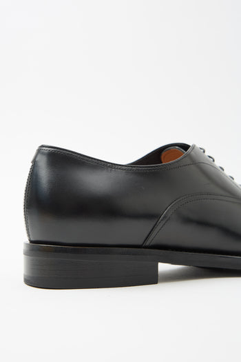 Santoni Stringata Nero Uomo - 5