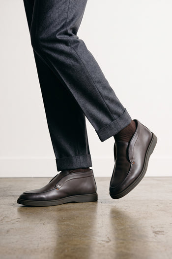 Santoni Mocassino Grey Uomo - 8
