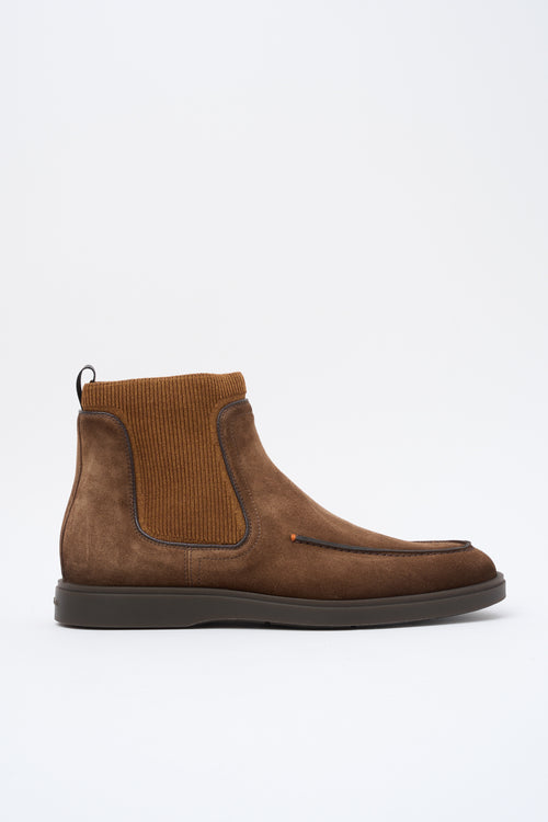 Santoni Stivaletto Brown Uomo - 1