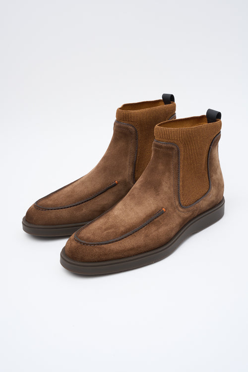 Santoni Stivaletto Brown Uomo - 2