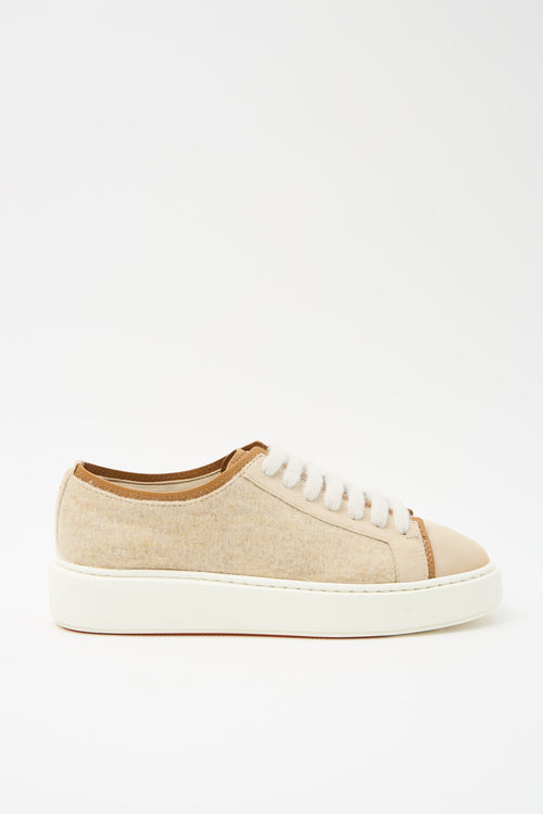 Santoni Sneaker Beige Donna - 1