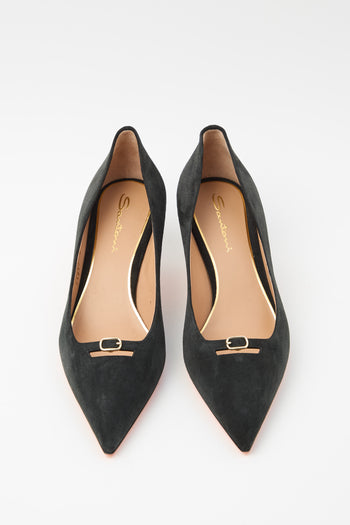 Santoni Décolleté Nero Donna - 3