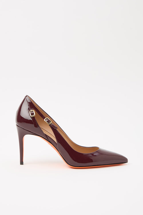 Santoni Décolleté Burgundy Donna - 1