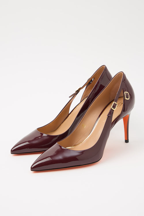 Santoni Décolleté Burgundy Donna - 2