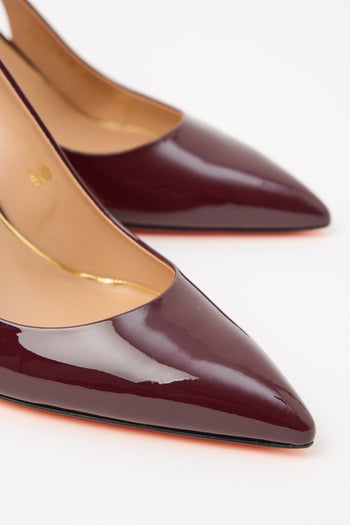 Santoni Décolleté Burgundy Donna - 4