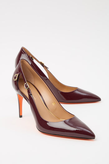 Santoni Décolleté Burgundy Donna - 6