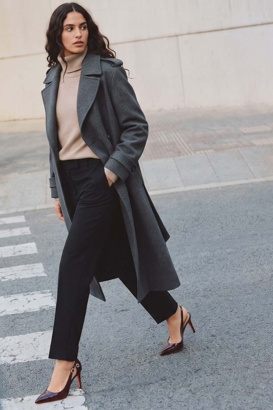 Santoni Décolleté Burgundy Donna