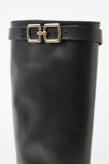 Santoni Stivale Nero Donna - 3