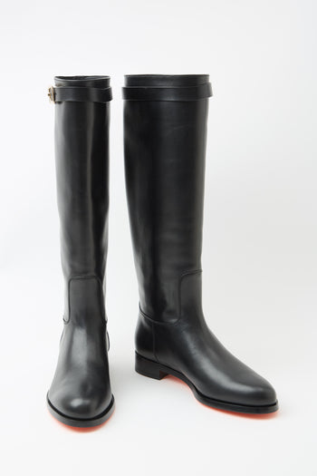 Santoni Stivale Nero Donna - 6