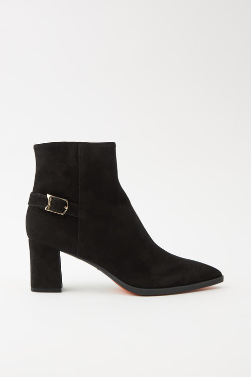 Santoni Stivaletto Nero Donna - 1
