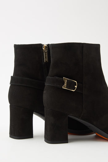 Santoni Stivaletto Nero Donna - 5
