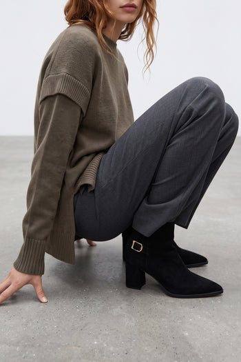 Santoni Stivaletto Nero Donna - 10