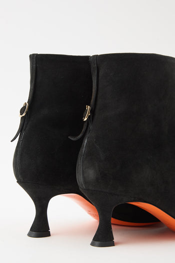 Santoni Stivaletto Nero Donna - 5