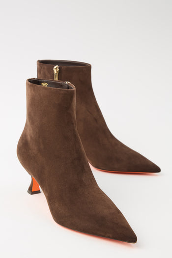 Santoni Stivaletto Nero Donna - 4