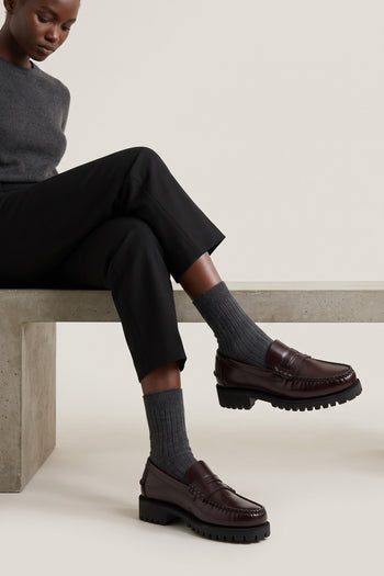 Sebago Mocassino Brown Burgundy Donna - 8