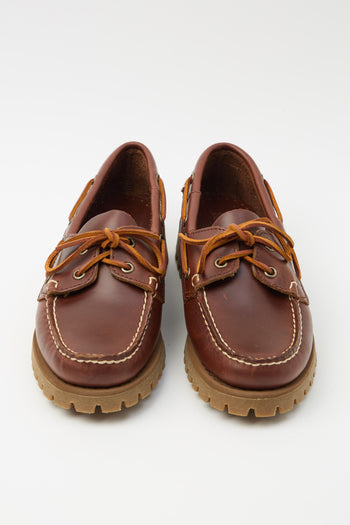 Sebago Mocassino Brown/gum Donna - 7