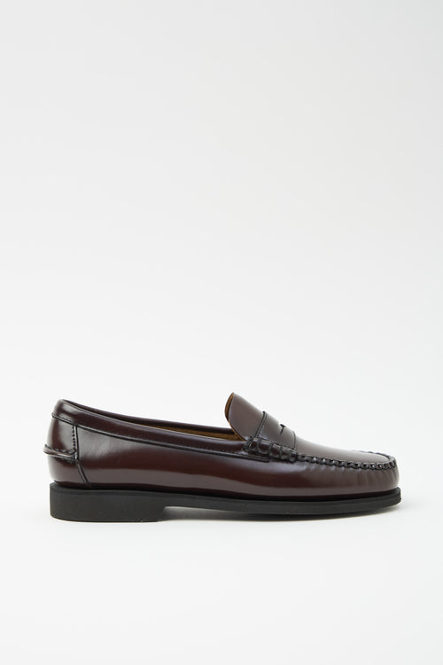 Sebago Mocassino Brown Burgundy Donna - 1
