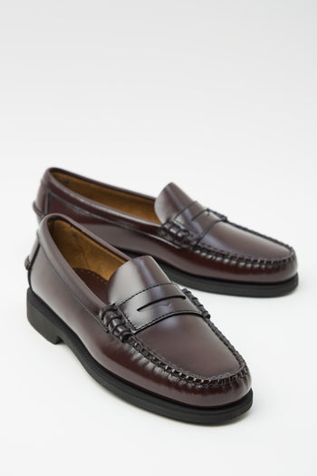 Sebago Mocassino Brown Burgundy Donna - 4