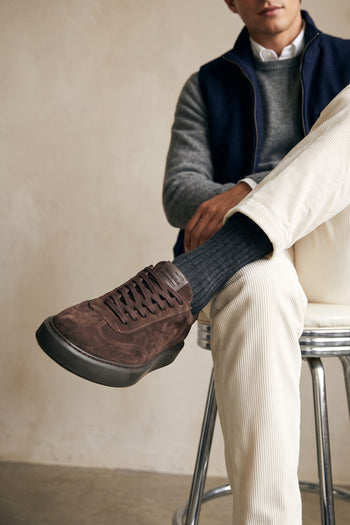 Stokton X Tre Emme Sneaker Coffee/cashem Uomo - 10