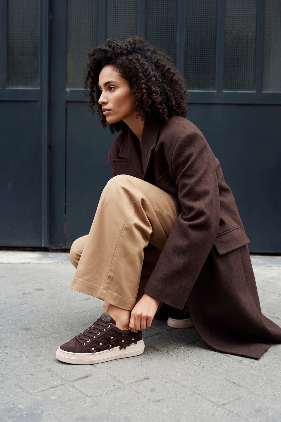 Stokton X Tre Emme Sneaker Dark Brown Donna