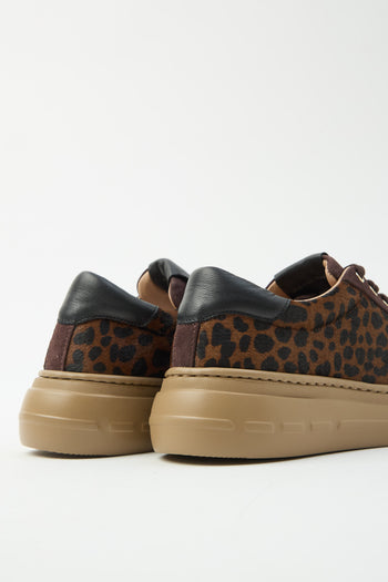 Stokton X Tre Emme Sneaker Leopard Dark Brown Donna - 5