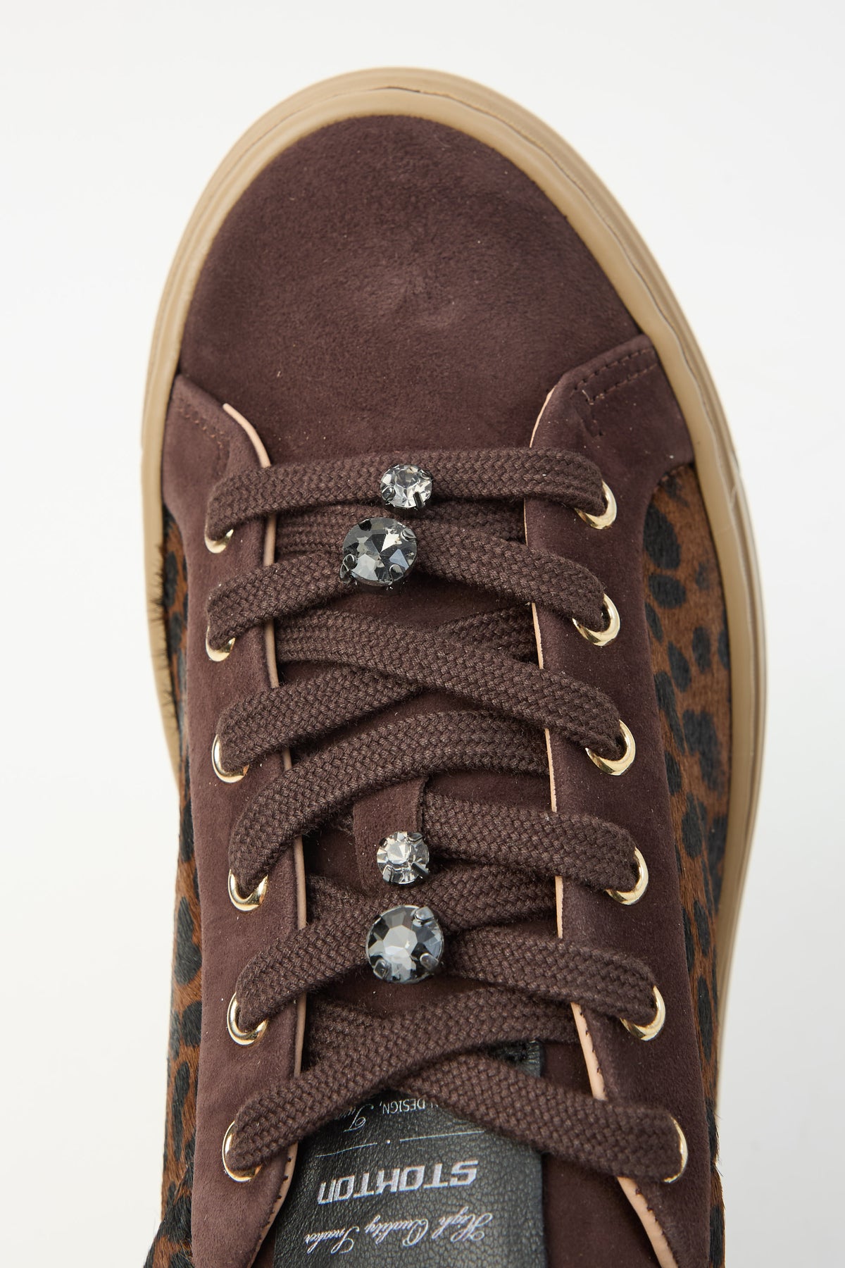 Sneaker Leopard Dark Brown Donna — 7
